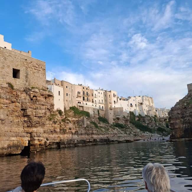 From Monopoli: take a boat to the caves of Polignano - Key Points