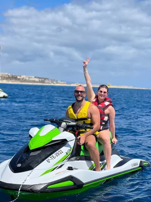 From Morro Jable: Jet Ski Adventure Tour (without license) - Morro Jable Beach as the Starting Point for Jet Ski Fun