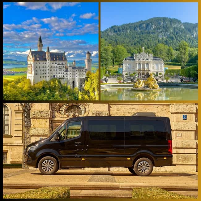From Munich: Neuschwanstein & Linderhof Castle Day Tour Private 8 Pax - Scenic Drive through Bavarian Villages and the Romantic Road