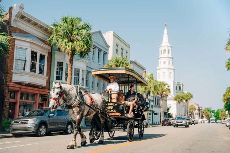 From Myrtle Beach: Charleston Day Trip, Boone Hall & Cruise - Explore Charleston in a Day: Carriage Ride, Harbor Cruise, and Boone Hall Plantation