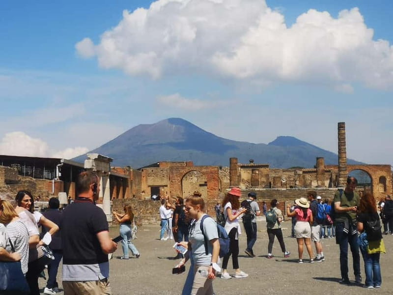 From Naples: Explore Pompeii and Vesuvius by bus - The convenience of hop-on, hop-off stops in Naples
