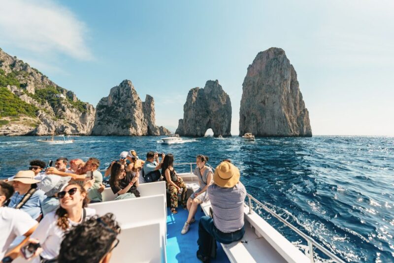 From Naples: Gulf of Naples & Capri Sightseeing Boat Tour - Return Transfer and Tour Duration