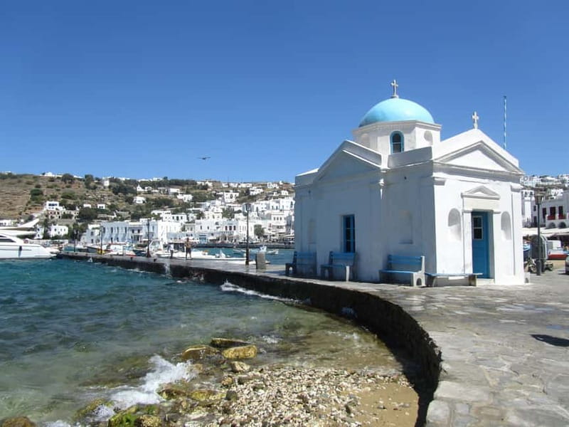 From Naxos: Round day trip to Mykonos Island - Arriving at Mykonos: Exploring the Old Town and Harbor