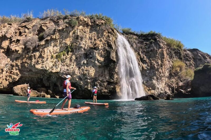From Nerja: Guided Paddle Surf Cliffs and Maro Waterfall - Key Points