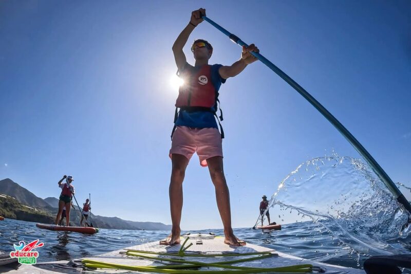From Nerja: Guided Paddle Surf Cliffs and Maro Waterfall - Digital Photos and Videos Capture the Adventure