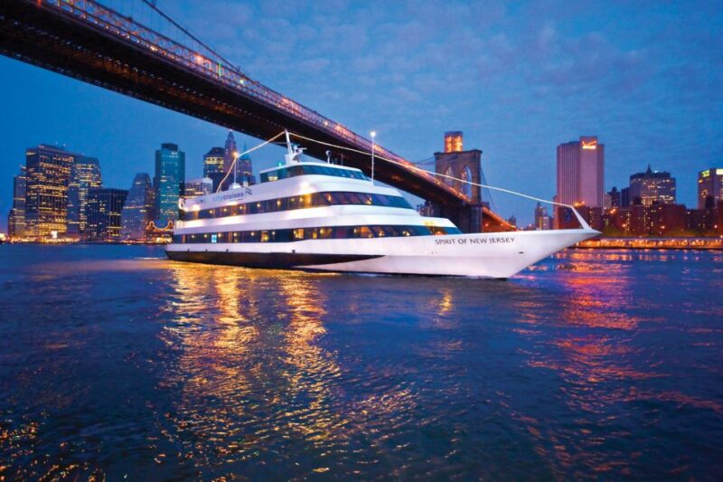 From New Jersey: New York City Buffet Lunch or Dinner Cruise - Seasonal Attractions and Winter Wonderland Experience