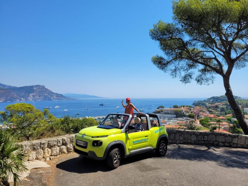 From Nice: Monaco & Eze Guided Tour in Electric Convertible - Scenic Drives and Overlook Stops with Stunning Views