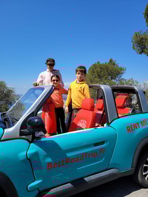 From Nice: Monaco & Eze Guided Tour in Electric Convertible - The Return Drive Along the Middle Corniche