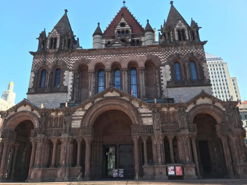 From NYC: Boston 1-Day Tour Harvard, Cambridge, MIT & Freedom Trail. - Visiting Copley Square and Its Architectural Landmarks