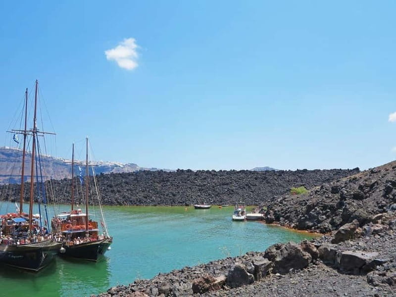 From Old Port:Volcanic Islands Boat Trip & Hot Spring Visit - Palaia Kammeni and the Hot Springs: A Relaxing Thermal Escape