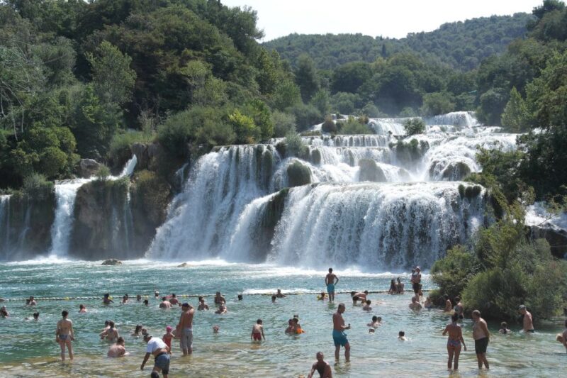 From Omi: Krka Waterfalls and Trogir Group Tour - Swimming and Free Time in Skradin