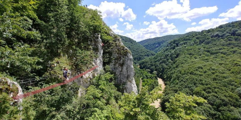 From Oradea: Gorges of Crisul Repede River - Scenic Views of Vadu Crisului Falls from Above
