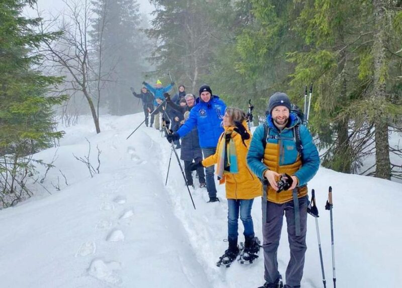 From Oslo: Oslomarka Forest Guided Snowshoeing Tour - Meeting Point and Transport to Frognerseteren