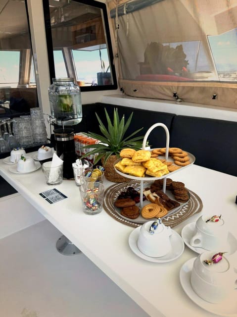 From Panormo: Private Sailing Catamaran Cruise with Lunch - The itinerary and stops explained
