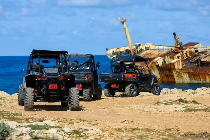 From Paphos: Coral Bay and Adonis Baths Guided Buggy Tour - Paphos: Starting Point at Golden Ride Rentals & Safari