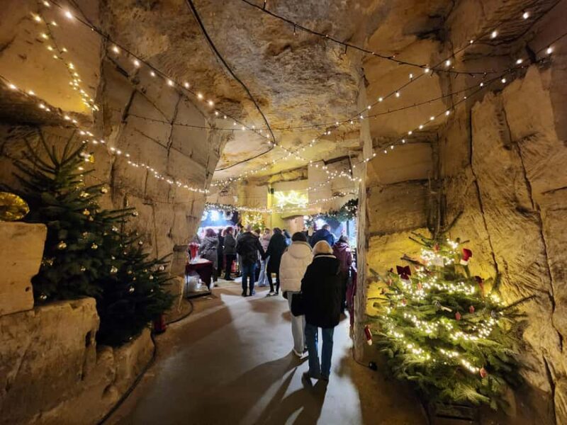 From Paris to Valkenburg Cave Christmas Market Day Trip - The Unique Charm of the Cave Setting