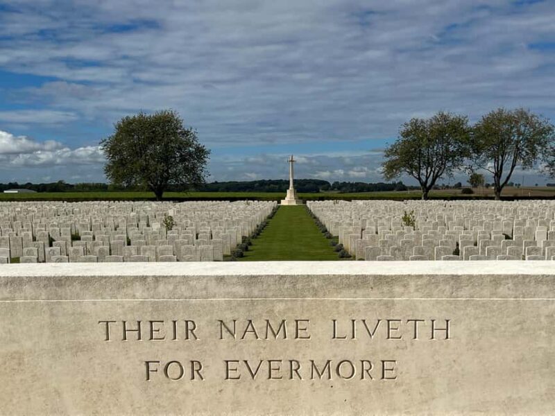 From Paris : WWI Somme Battlefields with Licensed Guide - Key Points