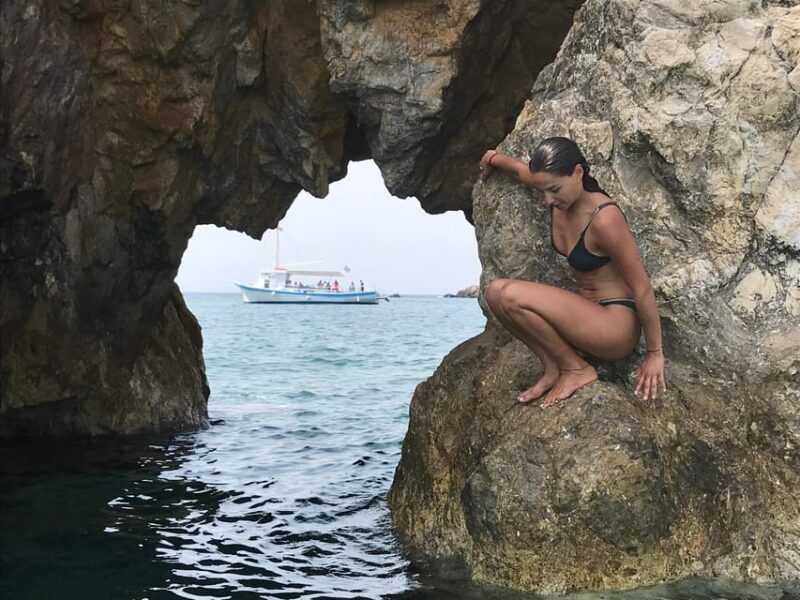 From Paros: Crab Island and Salt Lake Antiparos Boat Trip - The Crew and Guide Experience