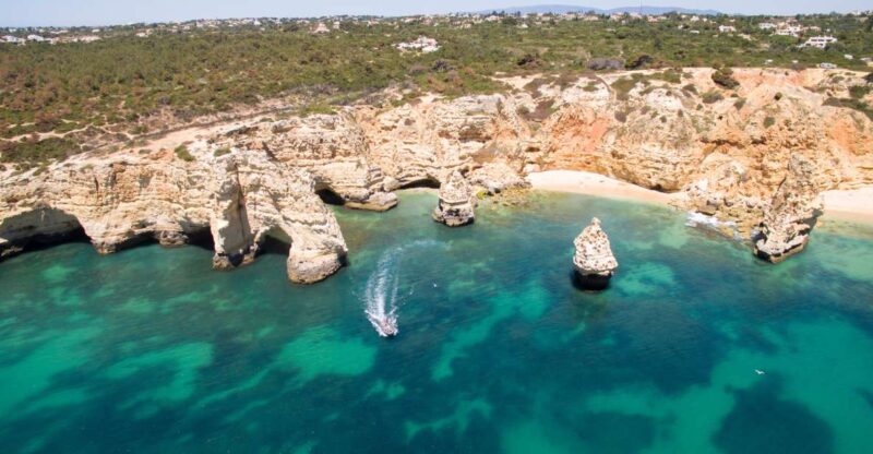 From Portimao: Benagil Cave and Marinha Beach Boat Tour - Starting Point at Clube Naval de Portimao