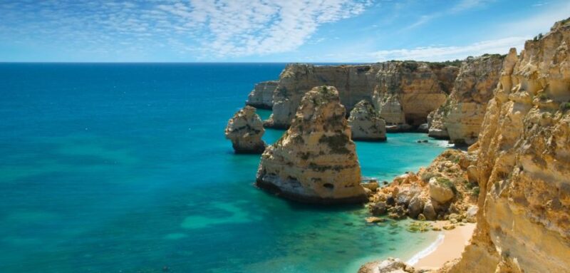 From Portimao: Benagil Cave and Marinha Beach Boat Tour - Swimming at Praia da Marinha