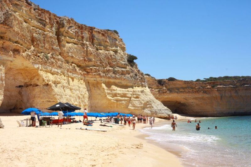 From Portimão: Catamaran Cruise to Benagil Caves with BBQ - Beach BBQ and Relaxation Time at Benagil