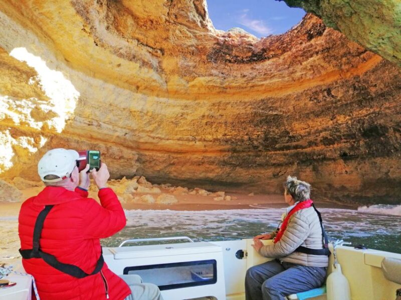 From Portimão: Private Boat Tour to Benagil Cave - The Scenic Route Along the Algarve Coastline