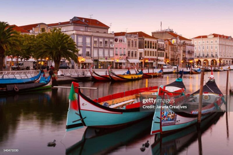 From Porto: Coimbra, Aveiro and Costa Nova Day Tour - Aveiro’s Canals and Moliceiro Boat Ride