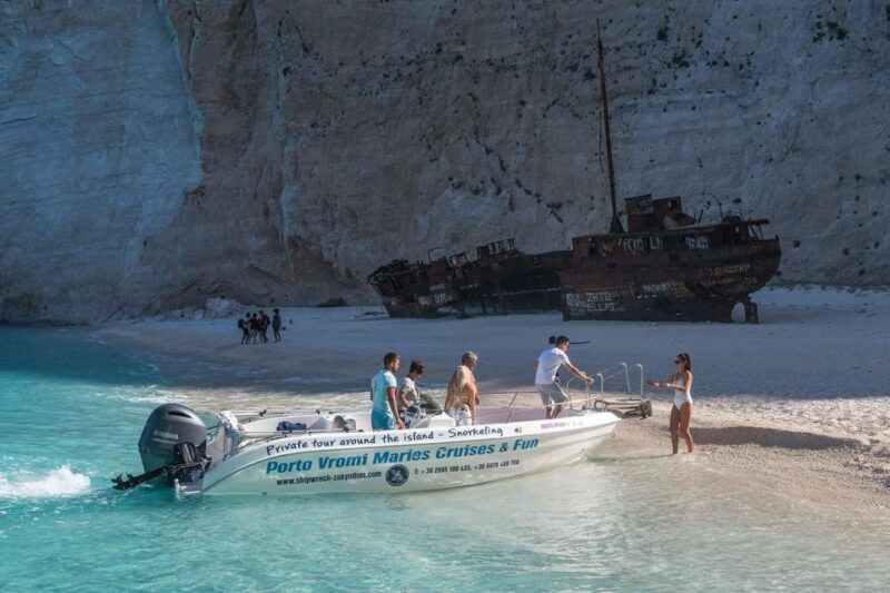From Porto Vromi: Shipwreck Beach Private Boat Cruise - The Private Boat Experience Begins at Porto Vromi