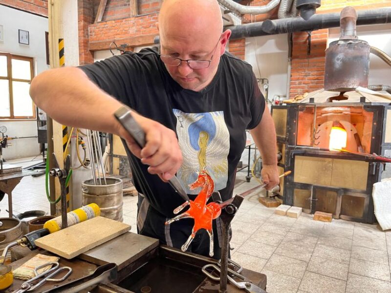 From Prague: Bohemian Glass Crystal Private Tour with Lunch - Exciting Journey into Bohemian Crystal Art with a Private Guide