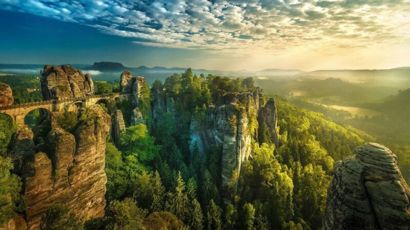 From Prague: Tour to Saxon and Bohemian Switzerland - The Marvel of Pravcicka Brana: Europe’s Largest Sandstone Arch