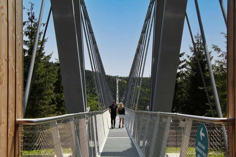 From Prague: Unique Sky Bridge and Sky Walk Day Tour - Local Czech Cuisine and Refreshments