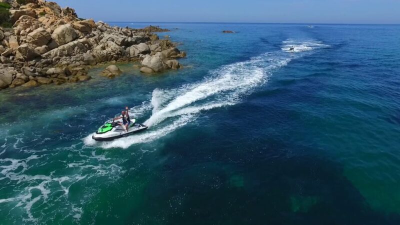 From Propriano, Jetski tour Cala d' Aguillia - 2 h - Key Points