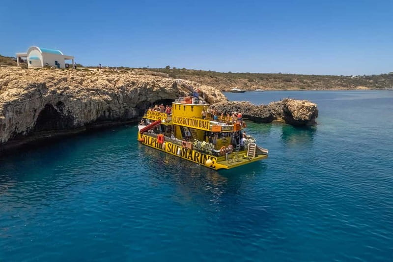 From Protaras: Cruise to Blue Lagoon, Turtle Cove & Sea Cave - Starting Point at Protaras Pier and Departure Details