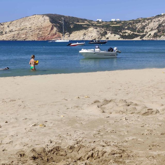 From Provatas Milos: Private Boat to Kleftiko with Guide - Safety and Guidance on the Water