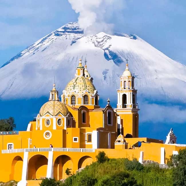 From Puebla: CHOLULA, TONANZINTLA, AND SAN FRANCISCO ACATEPEC PRIVATE TOUR - Explore Cholulas Pyramids and Colonial Charm
