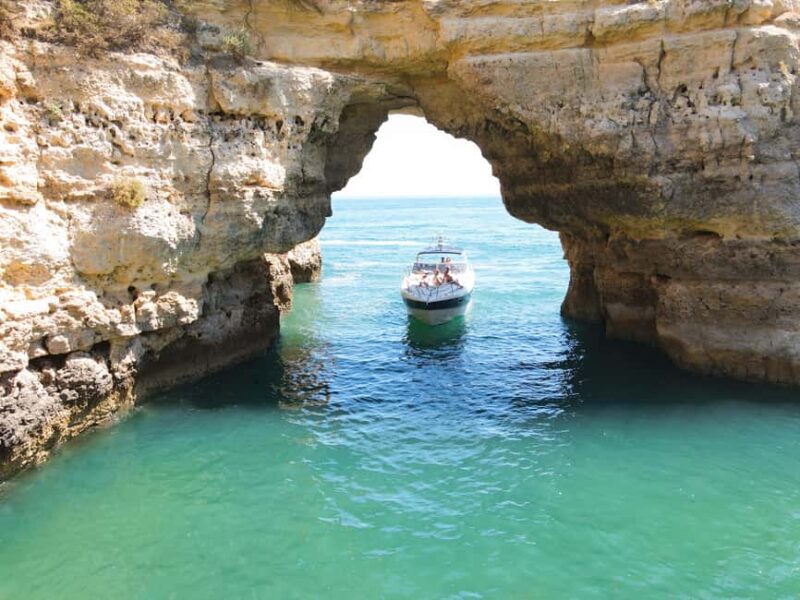From Quarteira: Luxury Yacht Charter Algarve Coast & Benagil - Luxury Yacht Charter in Vilamoura: Exclusive Algarve Coast Experience