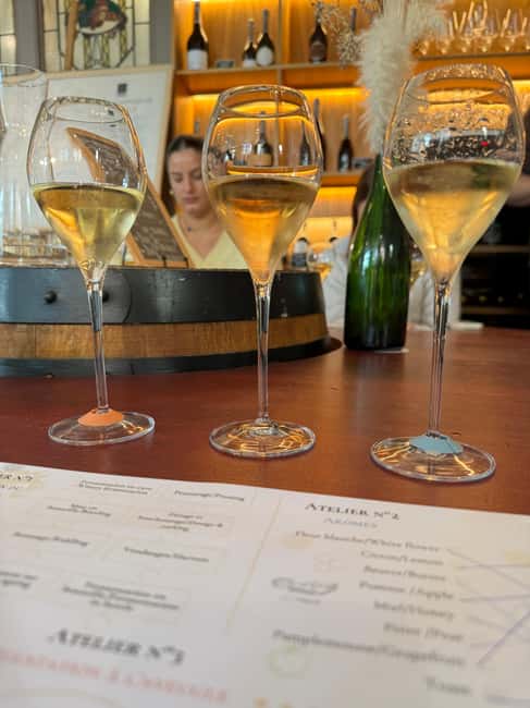 From Reims/Epernay : Food & Champagne Experience - The Aroma Workshop and Champagne Knowledge Certificate