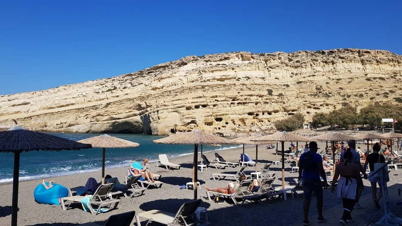 From Rethymno Bali & Panormo: Matala & Spili Villages Trip - Agia Galini: First Stop for Coffee and Stroll