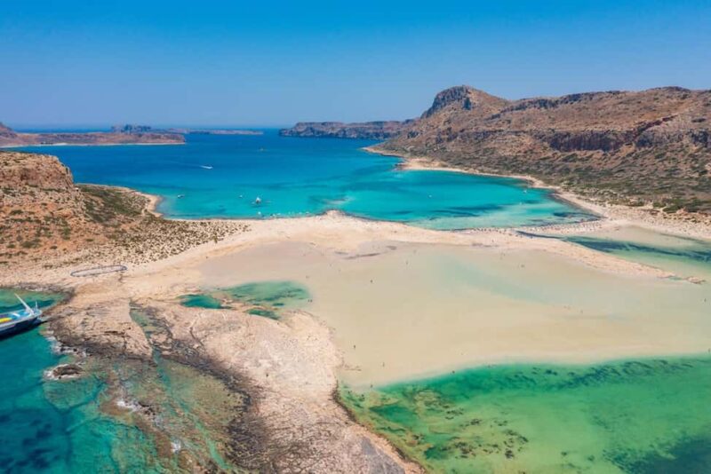 From Rethymno: Balos Lagoon, Gramvousa Peninsula with PickUp - Key Points