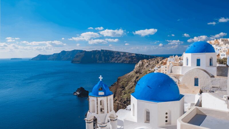 From Rethymnon Explore Santorini Villages, Oia & Fira - Optional Voyage to the Volcanic Hot Springs