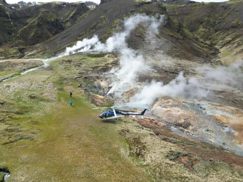 From Reykjavik: Fire And Ice Helicopter Tour with 2 Landings - Landing on Þórisjökull Glacier for Snowy Adventures