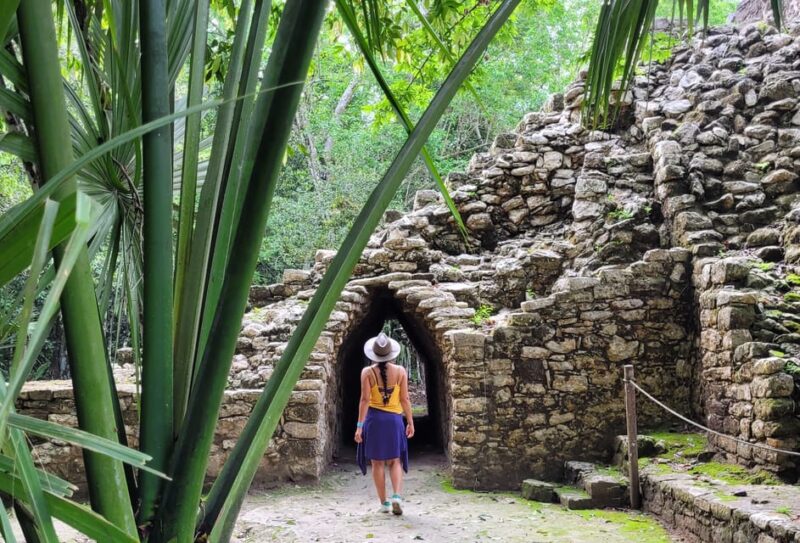 From Riviera Maya: Coba, Punta Laguna & Cenote Guided Trip - Cooling Off in the Cenote Esmeralda