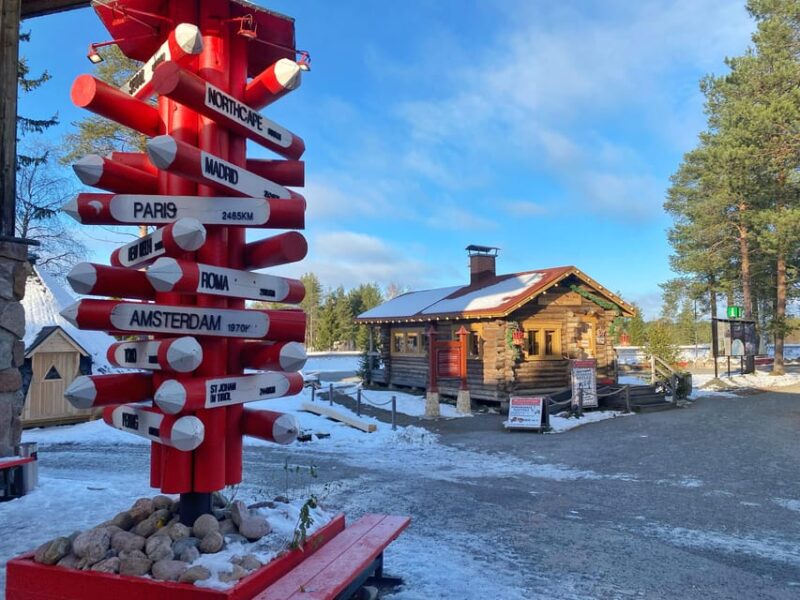 From Rovaniemi: Santa Claus Village Tour with Certificate - Send Postcards with a Unique Arctic Circle Postmark