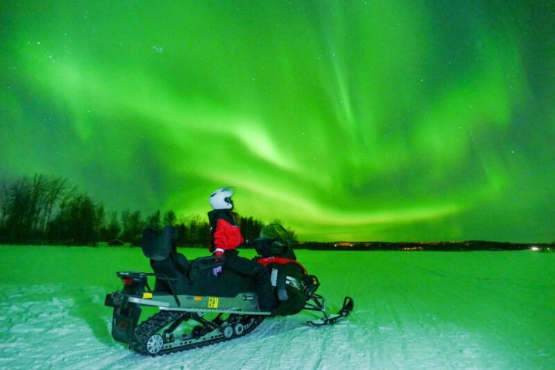 From Rovaniemi: Searching Aurora with Snowmobile - Warm Gear and Comfort During the Night Adventure