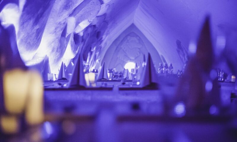 From Rovaniemi: SnowHotel Visit with Ice Restaurant Dinner - Inside the Arctic SnowHotel: Architectural Marvels and Ice Rooms