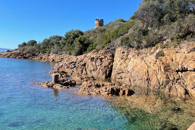 From Sagone/Cargèse: Coves of Piana sea cave Snorkeling - Experience the Historic Genoese Tower of Omigna