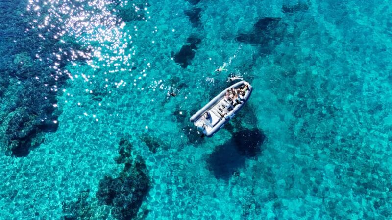 From San Teodoro: Tavolara Archipelago Dinghy Grand Tour - Tavolara Island: Cliffs, Caves, and Free Time
