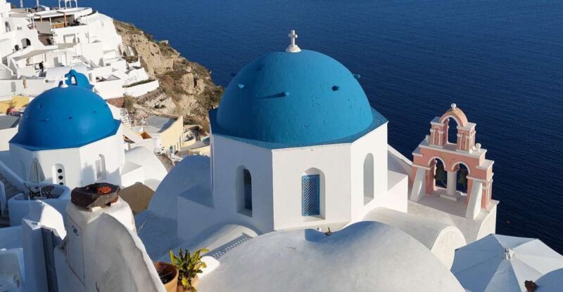From Santorini: Guided Oia Morning Tour with Breakfast - Starting Point and Transportation from Thera