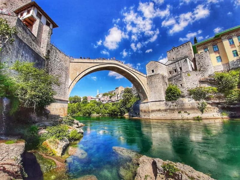 From Sarajevo: Mostar, Kravice Waterfalls and 4 Cities Tour - Serenity at Blagaj: Dervish House and Buna River Spring