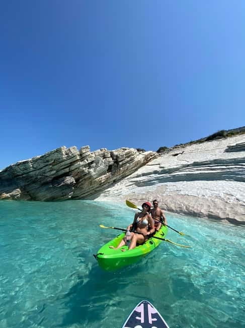 From Saranda: Lukova Kayak & SUP Tour with Transfer - Equipment and Guidance